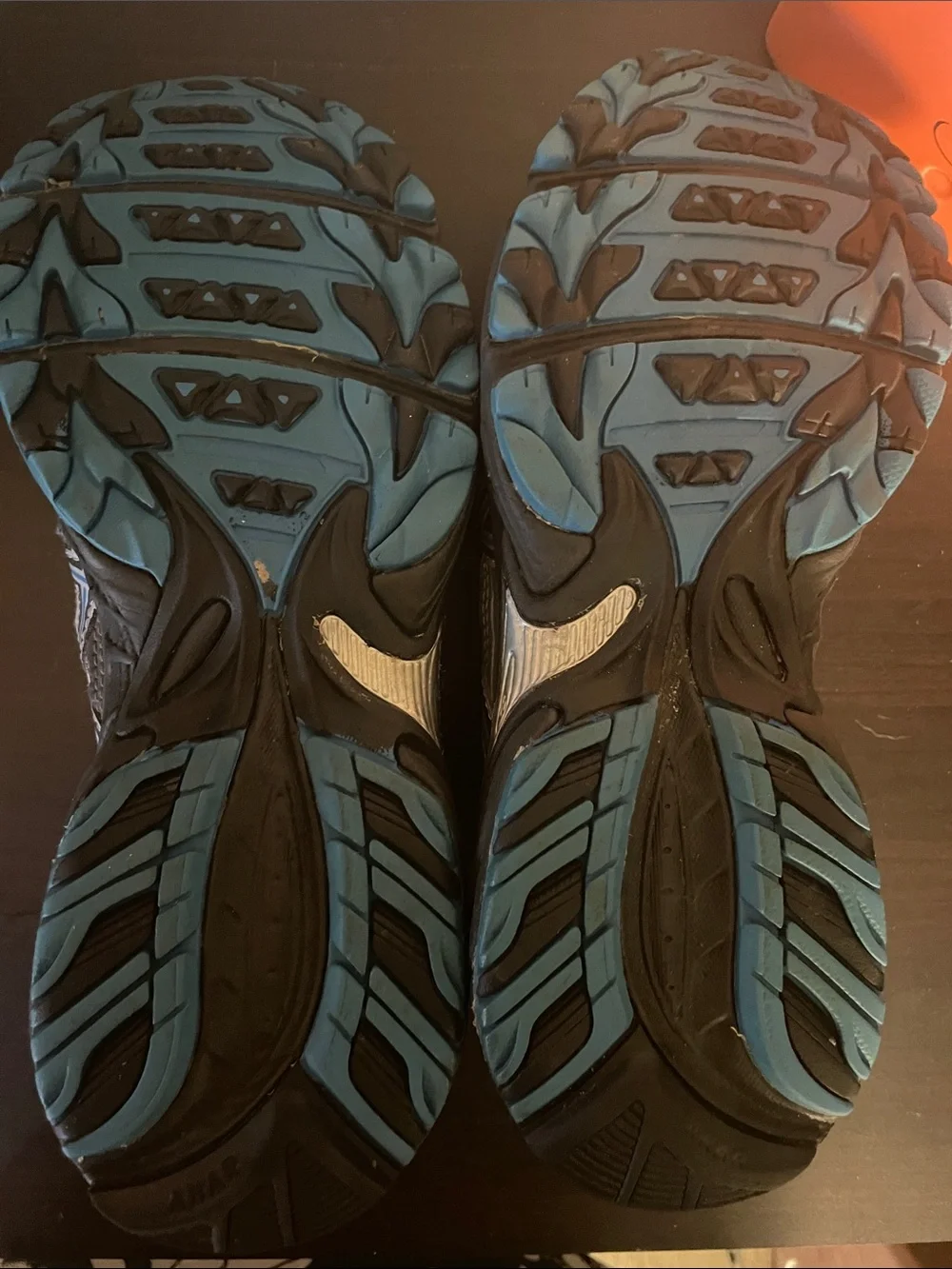 ASICS Gray and Blue Men's Gel-Venture 4 Trail Running Athletic Sneakers